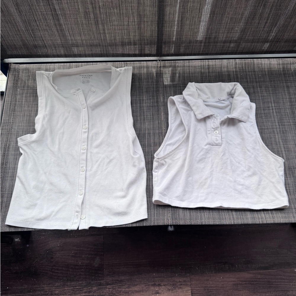 Both $8 White Top Set